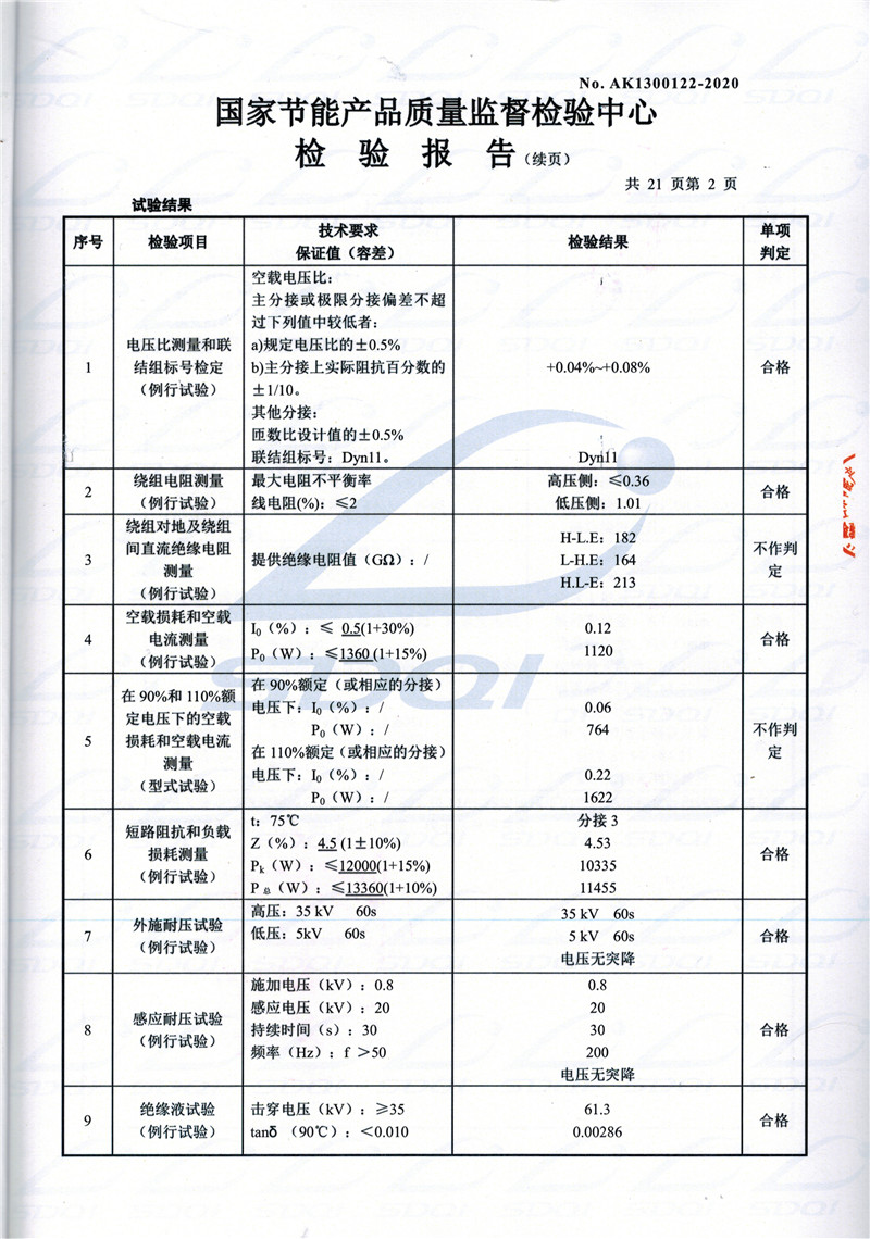 高低压试验报告-S11-1250南丰南丰南丰油浸式变压器-2.jpg